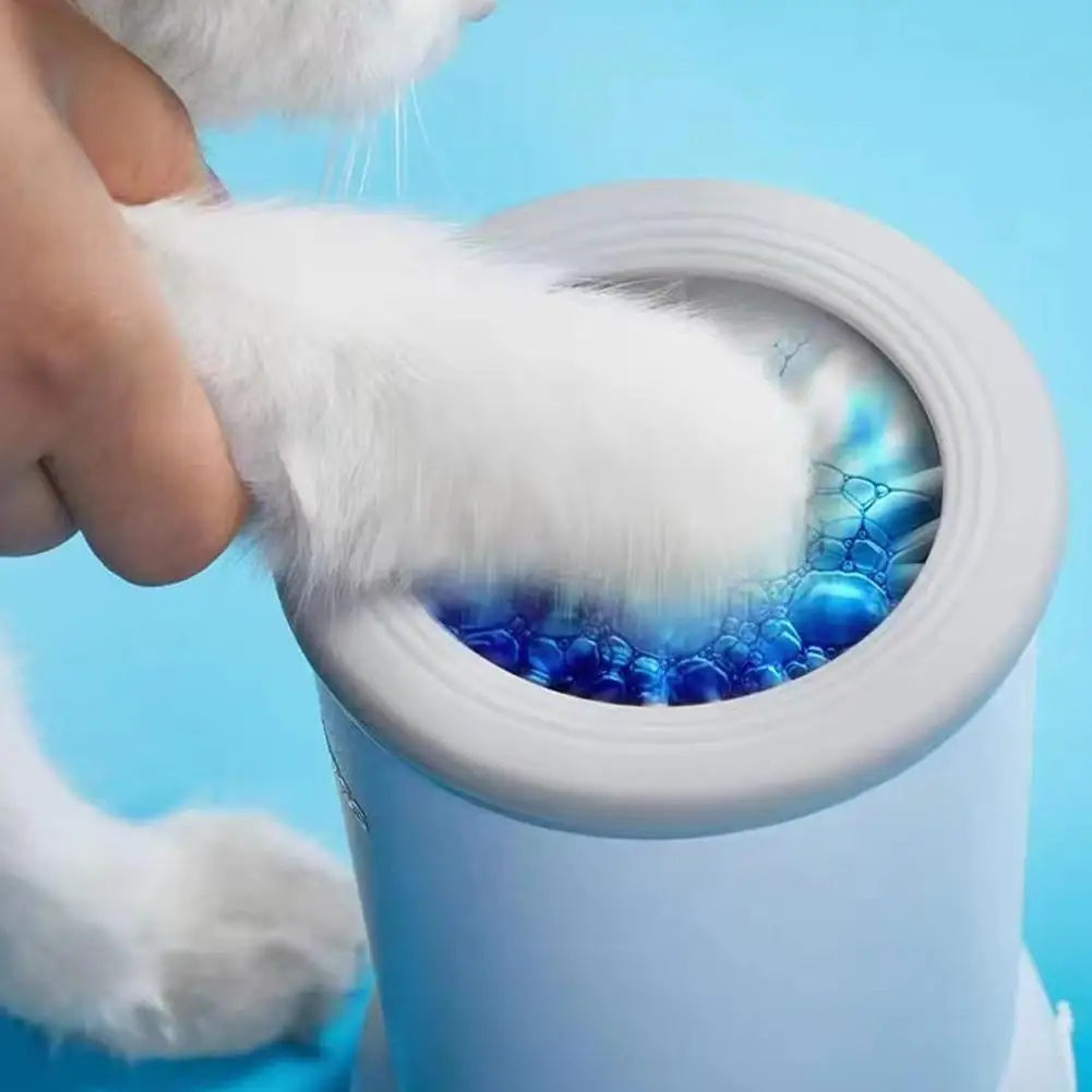 Automatic Electric Pet Paw Cleaner – Portable Dog & Cat Foot Wash Cup, Quick & Quiet Cleaning for Pets