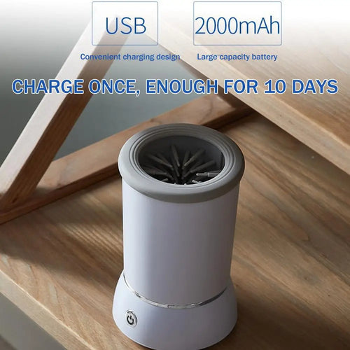Automatic Electric Pet Paw Cleaner – Portable Dog & Cat Foot Wash Cup, Quick & Quiet Cleaning for Pets