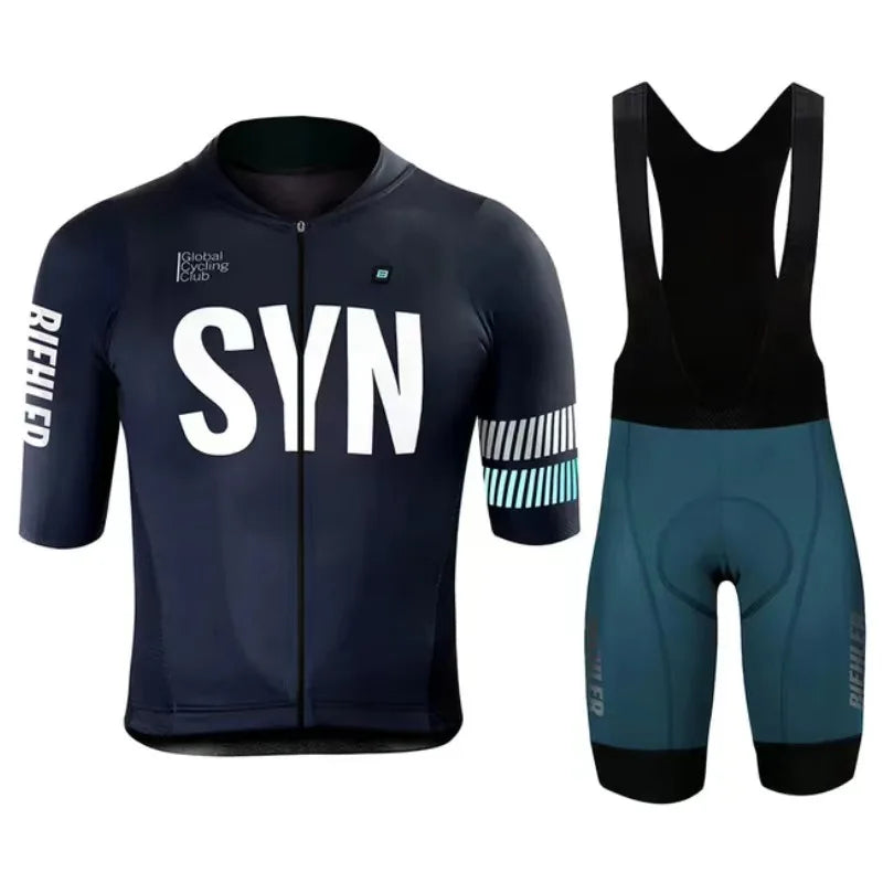 KBORA 2025 Cycling Jersey Set Summer Men & Women MTB Road Bike Shirt Short Sleeve Bib Shorts Cycling Apparel